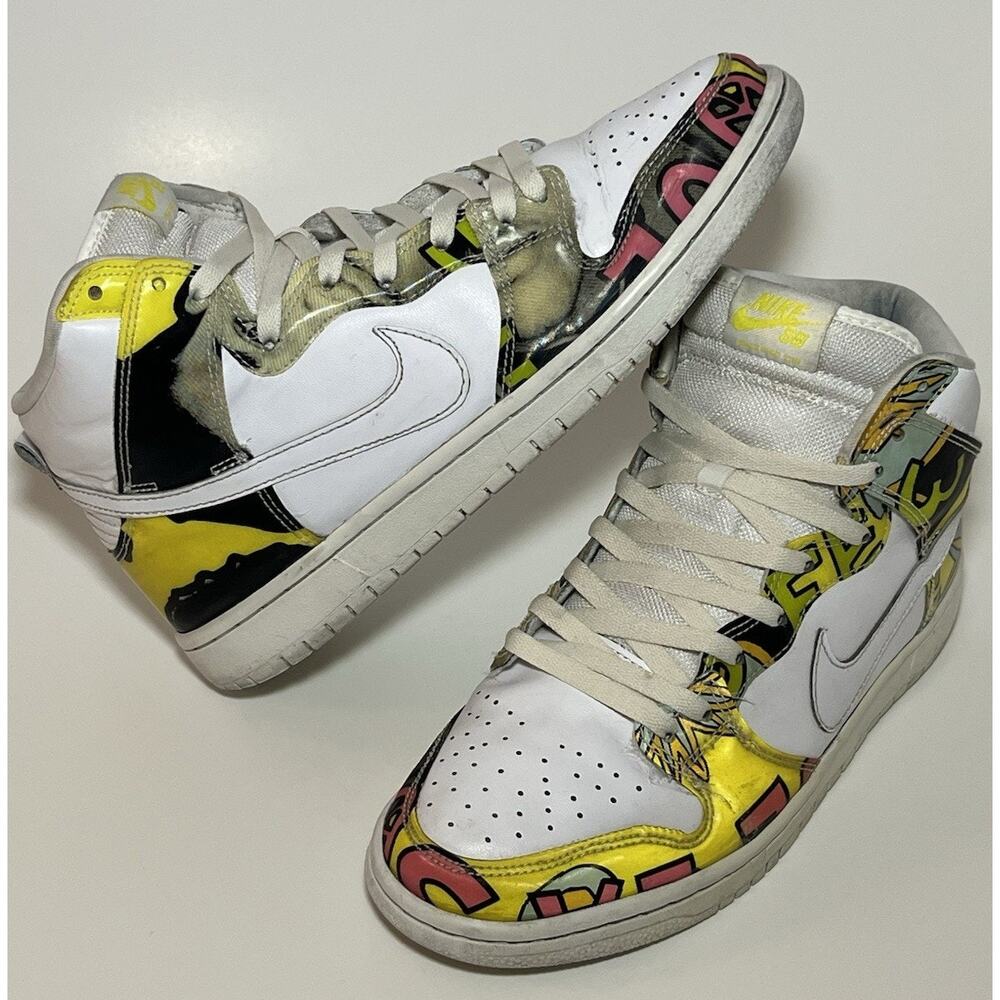 Nike SB Dunk High PRM De La Soul Men’s Size 9 748751-177 2015 Shoes Sneakers